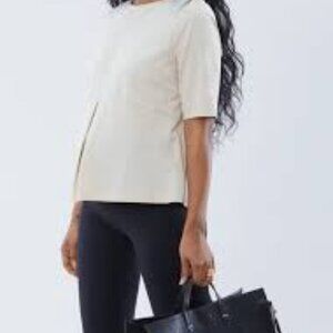 Ingrid & Isabel Maternity Zipper Back Top Size Large